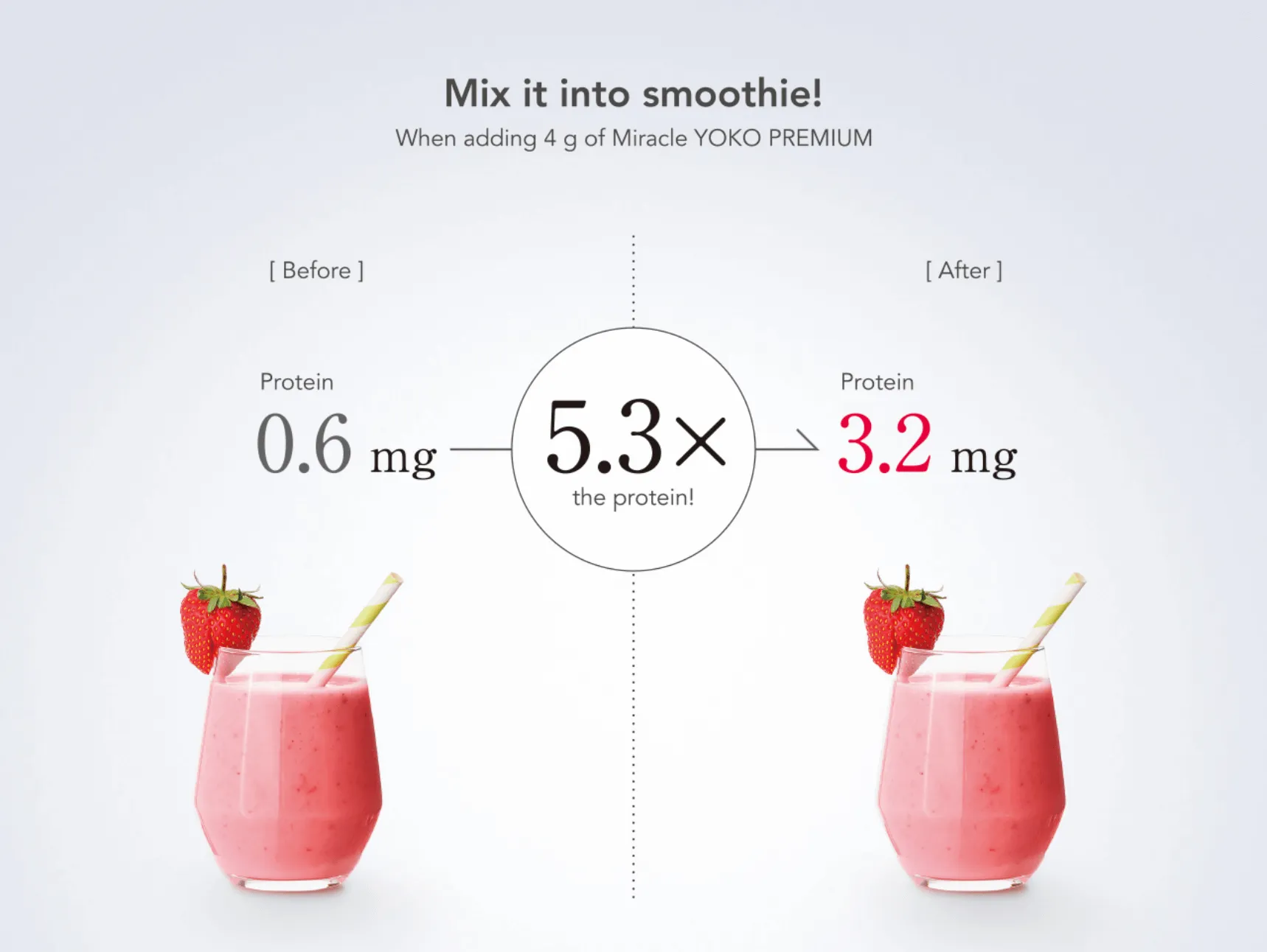 Mix it into smoothie!